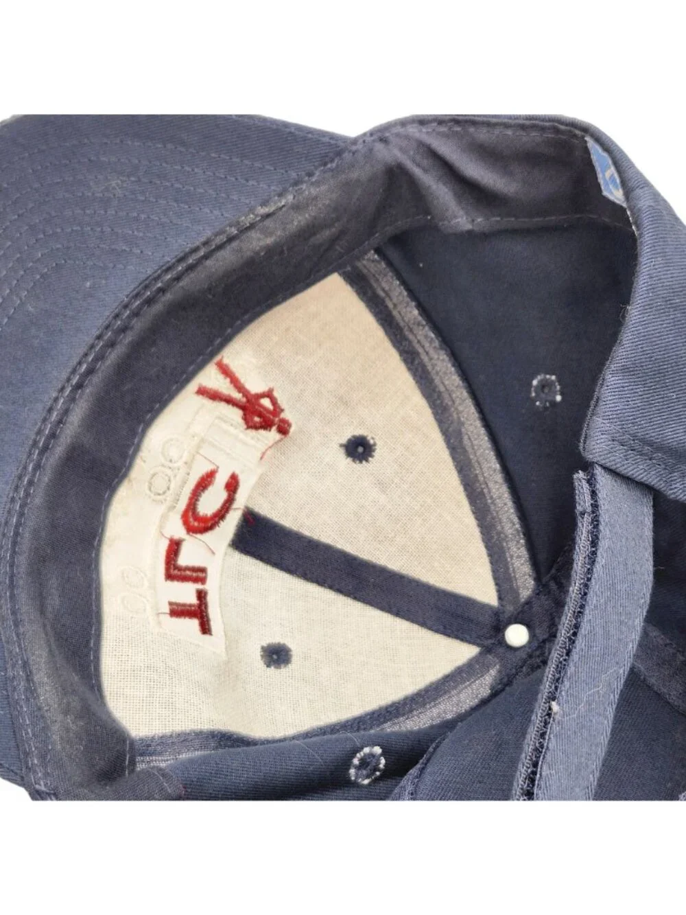 TLC Logistics Management Port Company Embroidered Navy Blue Cotton Hat Hook Loop